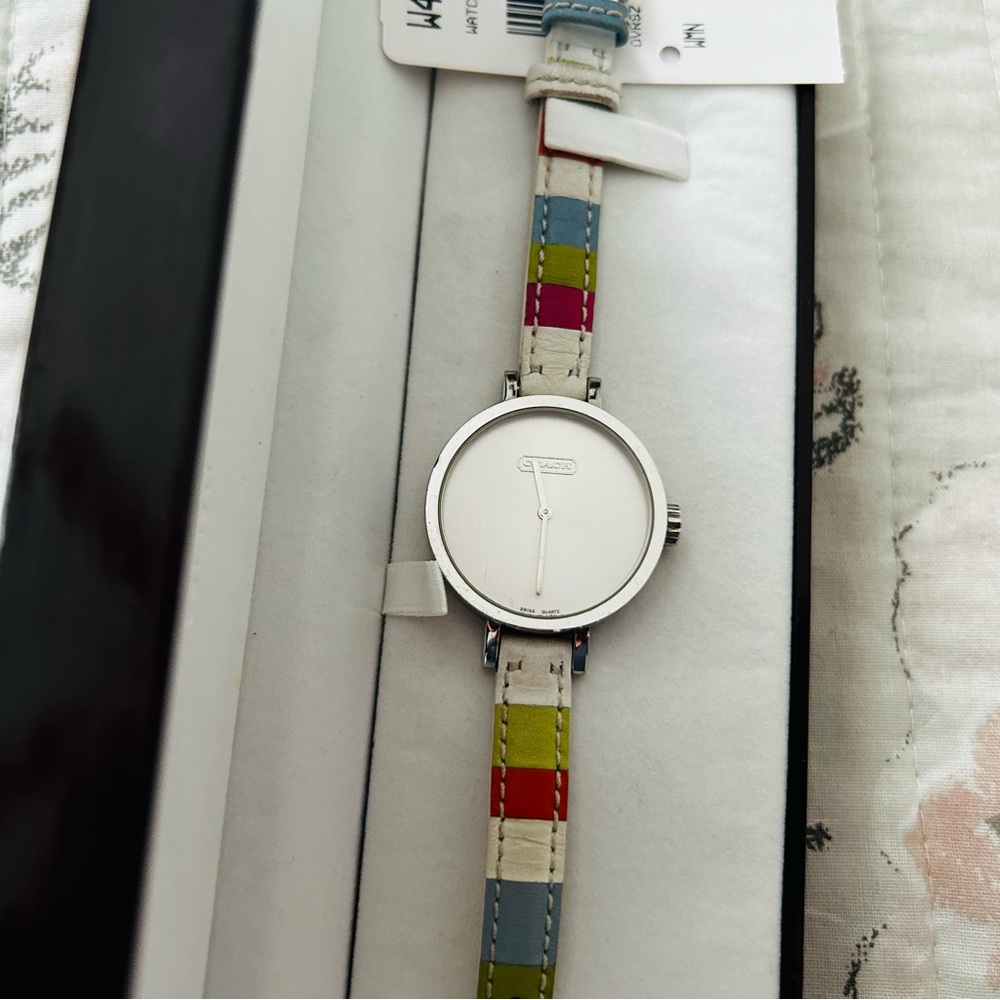 Coach Women's Watch with Multicolor Strap - Picture 3 of 6